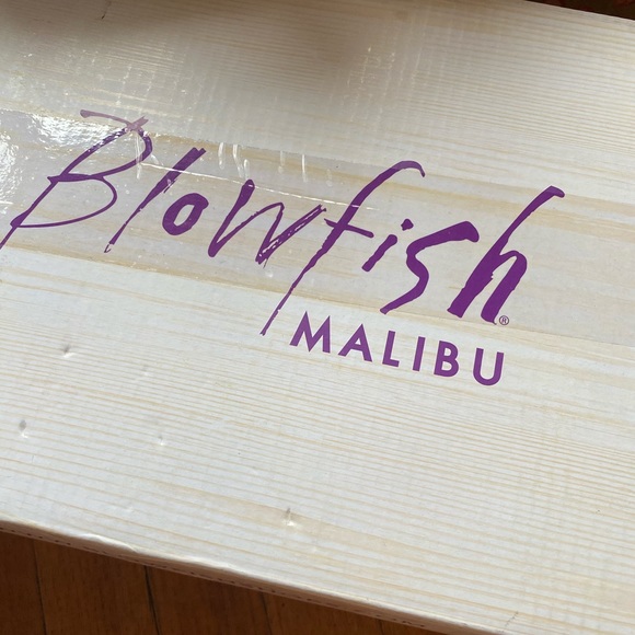 Boho Gladiator Canvas Sandal Shoe BLOWFISH Beige Flat Strap Peep Toe Runway 7 37 - Picture 13 of 16